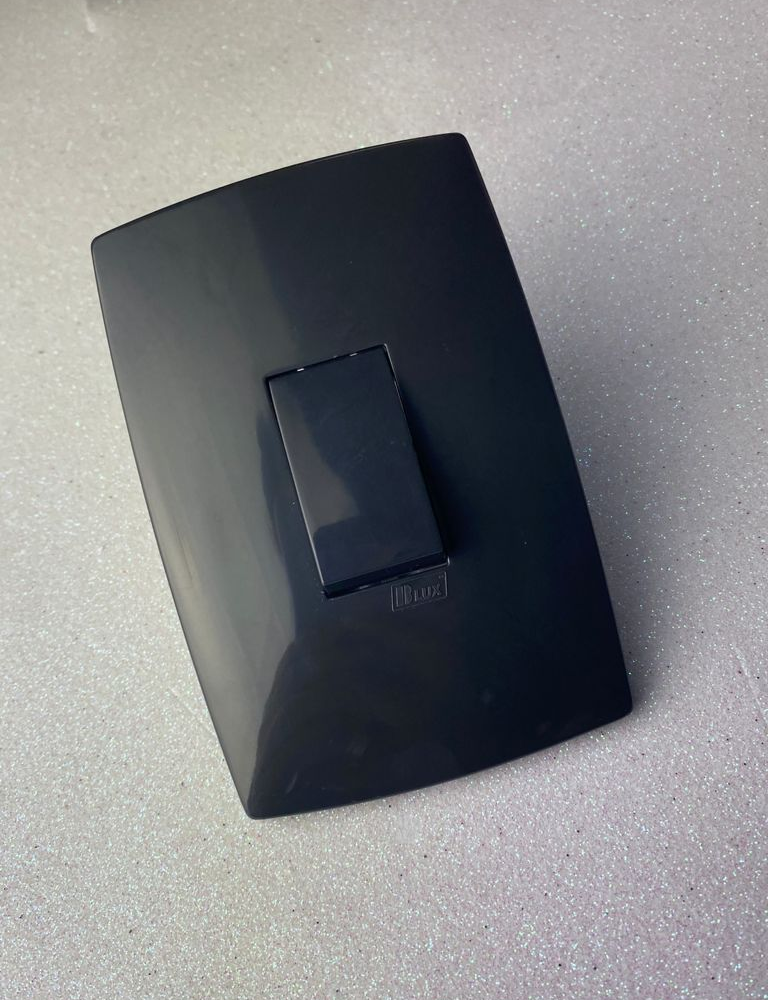 Cj Interruptor Simples Vertical 4X2 - Blux Home Grafite - Bh10423-1Gf Cj Interruptor Simples Vertical 4X2 - Blux Home Grafite - Bh10423-1Gf