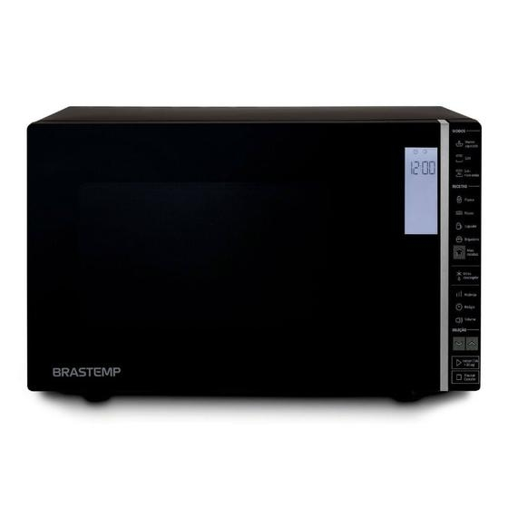 Micro-ondas Brastemp 32L Painel Integrado e Grill Preto Micro-ondas Brastemp 32L Painel Integrado e Grill Preto