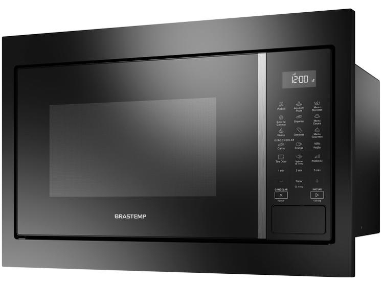 Micro-ondas Brastemp 32L de Embutir Preto BM146AE 220v Micro-ondas Brastemp 32L de Embutir Preto BM146AE 220v