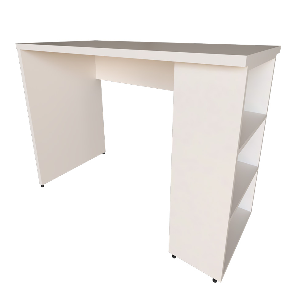 Escrivaninha Corp Branca 100 cm Escrivaninha Corp Branca 100 cm