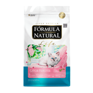 Ração Fórmula Natural Life Gatos Filhotes Frango e Salmão Ração Fórmula Natural Life Gatos Filhotes Frango e Salmão