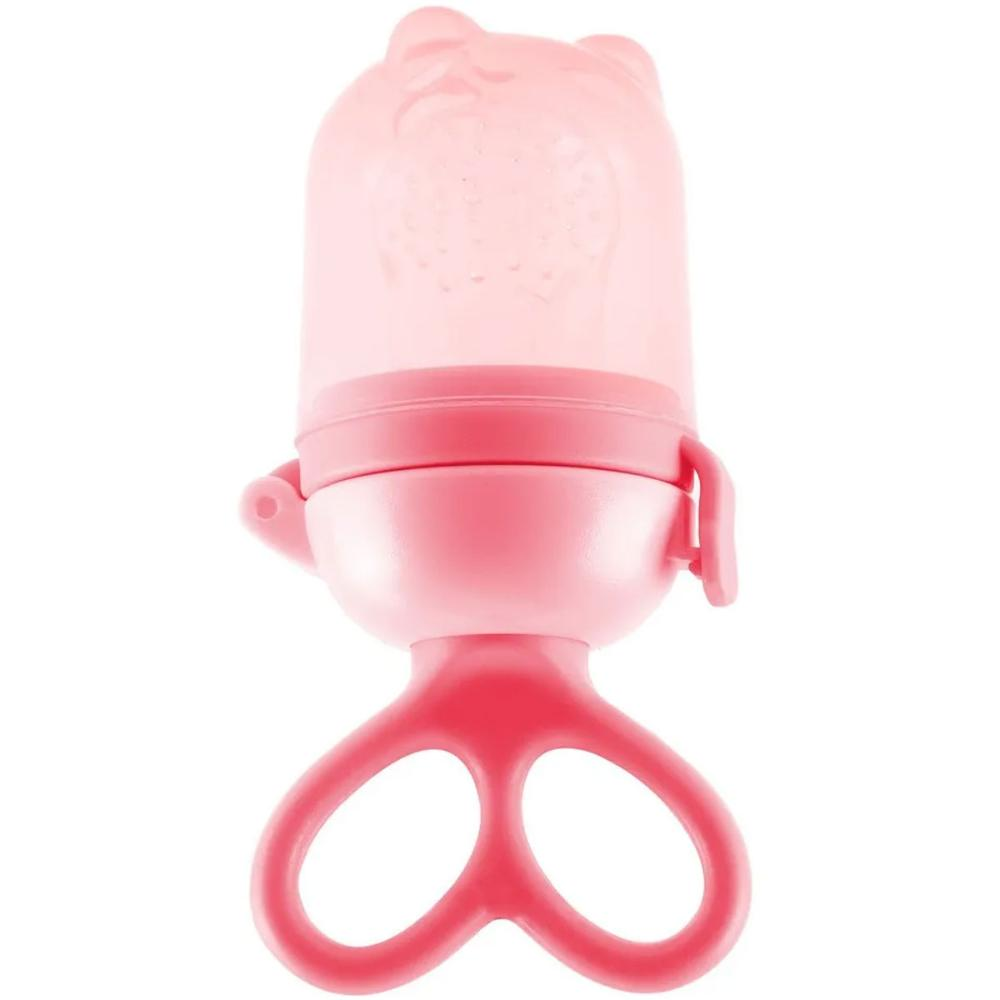 Porta Frutinha Chupeta Alimentadora Buba com Sugador em Silicone Rosa Porta Frutinha Chupeta Alimentadora Buba com Sugador em Silicone Rosa