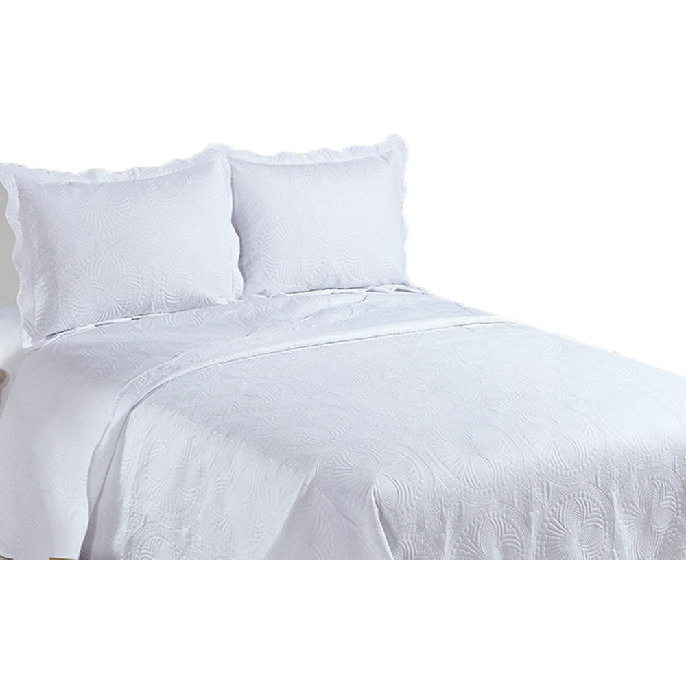 Colcha Trapunto Casal Branco Camesa Colcha Trapunto Casal Branco Camesa