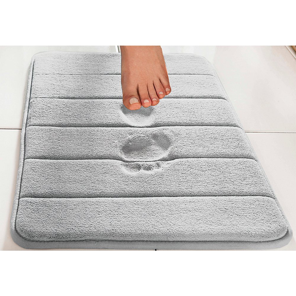 Tapete De Banheiro Super Soft 60 x 40 Cinza Camesa Tapete De Banheiro Super Soft 60 x 40 Cinza Camesa