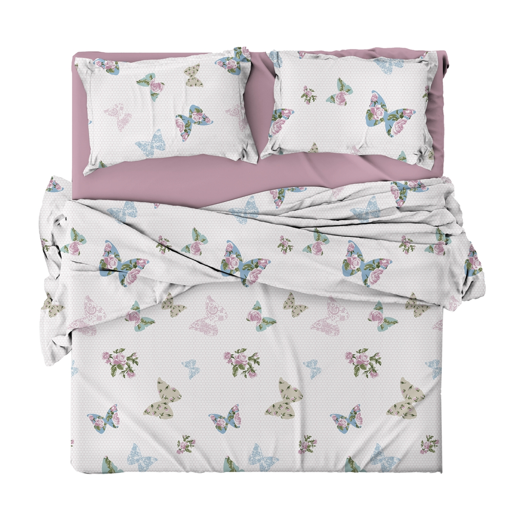 Jogo de Cama Queen 150 Fios Cotton Papillon Jogo de Cama Queen 150 Fios Cotton Papillon