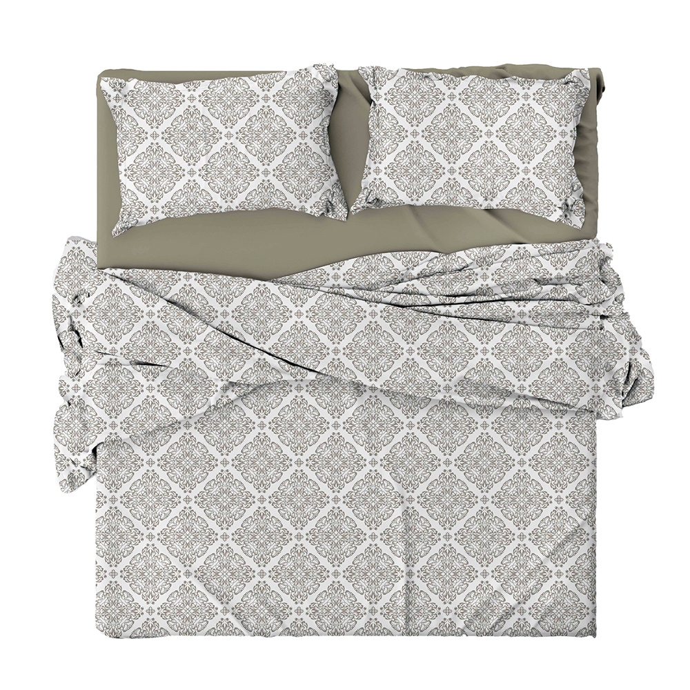 Jogo De Cama Cotton Plus 3 Peças - Solteiro Arabesque Camesa Jogo De Cama Cotton Plus 3 Peças - Solteiro Arabesque Camesa