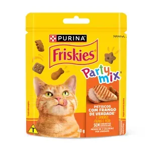 Petisco Friskies Party Mix Frango - 40 g Petisco Friskies Party Mix Frango - 40 g