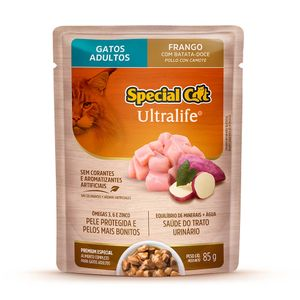 Ração Úmida Special Cat Ultralife Gatos Adultos Frango - 85 g Ração Úmida Special Cat Ultralife Gatos Adultos Frango - 85 g