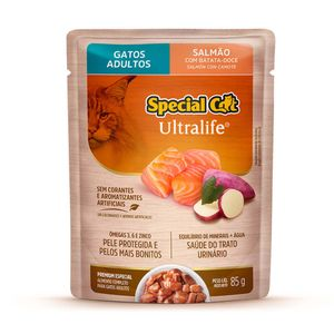 Ração Úmida Special Cat Ultralife Gatos Adultos Salmão - 85 g Ração Úmida Special Cat Ultralife Gatos Adultos Salmão - 85 g