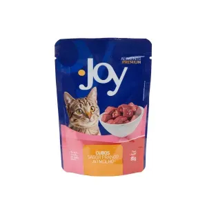 Ração Úmida Joy Gatos Adultos Frango ao Molho - 85 g