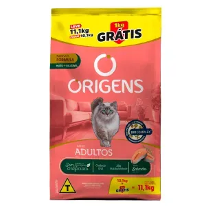 Ração Origens Gatos Adultos Salmão