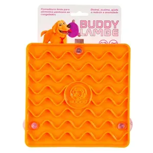 Comedouro Buddy Lambe Ondas para Cães e Gatos Buddy Toys - Único Comedouro Buddy Lambe Ondas para Cães e Gatos Buddy Toys - Único