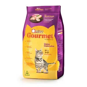 Ração Quatree Gourmet Gatos Castrados Mix De Carnes - 10,1 kg Ração Quatree Gourmet Gatos Castrados Mix De Carnes - 10,1 kg