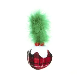 Brinquedo Bola de Natal com Penas Savana Pet - Único Brinquedo Bola de Natal com Penas Savana Pet - Único