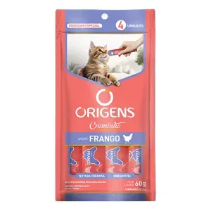 Petisco Origens para Gatos Creminho de Frango - 60g Petisco Origens para Gatos Creminho de Frango - 60g