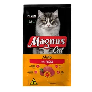 Ração Magnus Cat para Gatos Adultos Carne - 20 kg Ração Magnus Cat para Gatos Adultos Carne - 20 kg