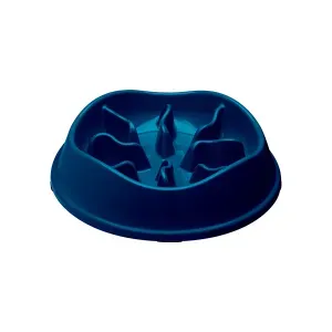 Comedouro Lento com Labirinto Stark Pet Azul Comedouro Lento com Labirinto Stark Pet Azul