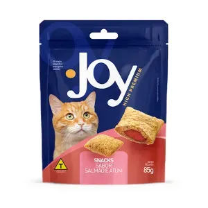 Petisco Joy Nuggets para Gatos Salmão e Atum - 85 g Petisco Joy Nuggets para Gatos Salmão e Atum - 85 g
