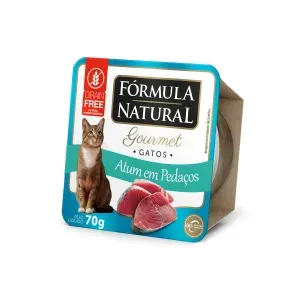 Ração Úmida Fórmula Natural Gourmet Gatos Atum em Pedaços - 70 g
