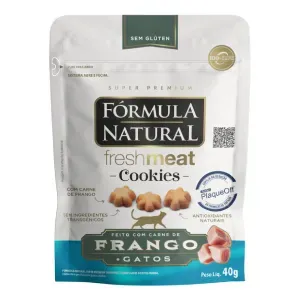 Cookies Fórmula Natural Fresh Meat Gatos Adultos Frango - 40 g Cookies Fórmula Natural Fresh Meat Gatos Adultos Frango - 40 g