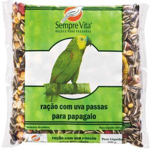 Ração para Papagaio Sempre Vita com Uva Passas - 500 g Ração para Papagaio Sempre Vita com Uva Passas - 500 g