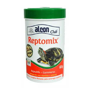 Ração Reptomix Tartarugas Aquáticas Alcon - 60g Ração Reptomix Tartarugas Aquáticas Alcon - 60g