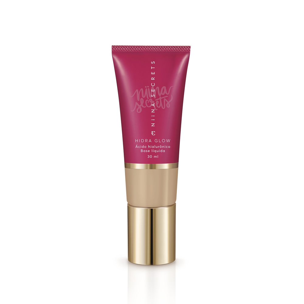 Base Líquida Niina Secrets Hidra Glow Cor 13 30ml Base Líquida Niina Secrets Hidra Glow Cor 13 30ml