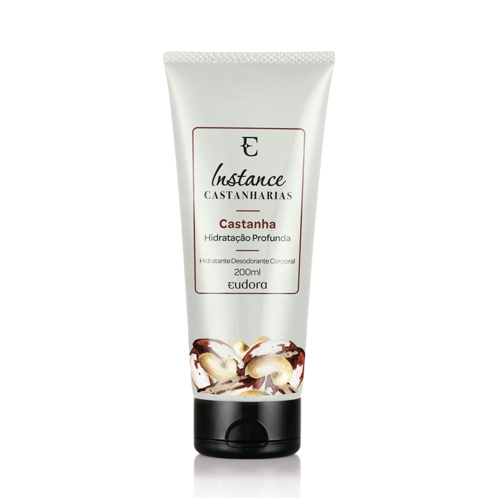 Loção Hidratante Desodorante Corporal Instance Castanha 200ml Loção Hidratante Desodorante Corporal Instance Castanha 200ml