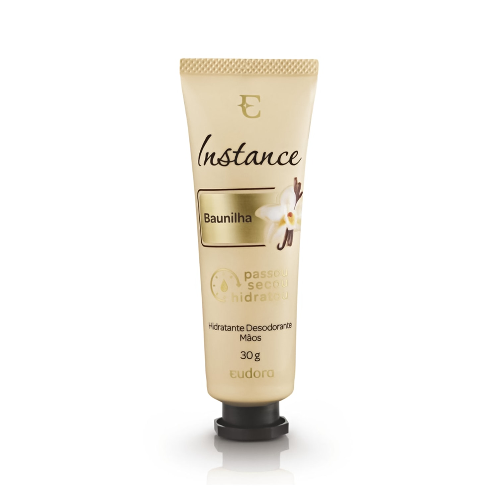 Creme Desodorante Hidratante Mãos Instance Baunilha 30g Creme Desodorante Hidratante Mãos Instance Baunilha 30g