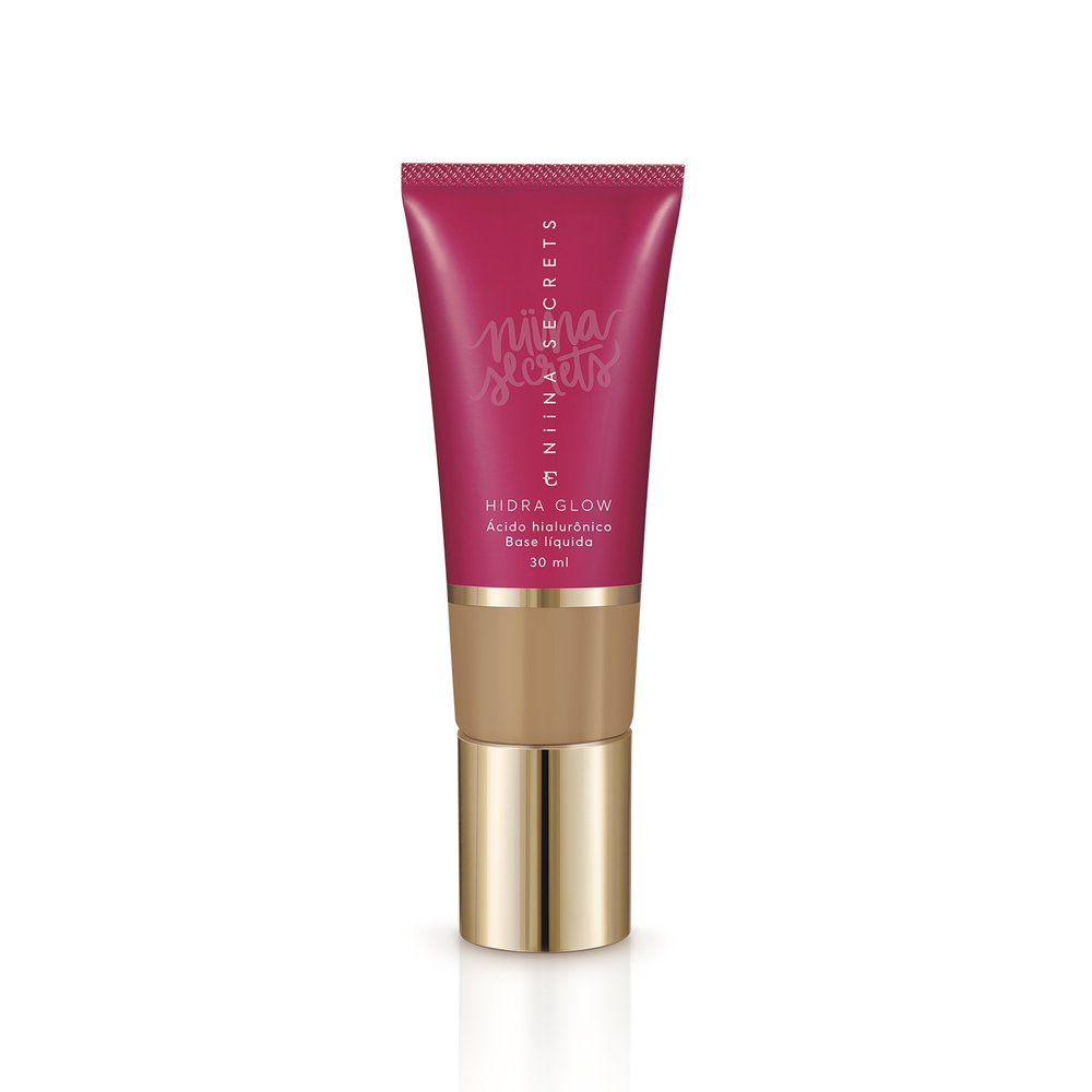 Base Líquida Niina Secrets Hidra Glow Cor 55 30ml Base Líquida Niina Secrets Hidra Glow Cor 55 30ml