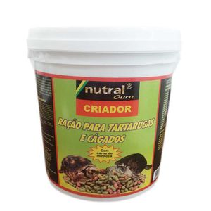 Ração para Tartarugas Jabuti Cágado Ouro Criador Nutral - 1,3 kg Ração para Tartarugas Jabuti Cágado Ouro Criador Nutral - 1,3 kg