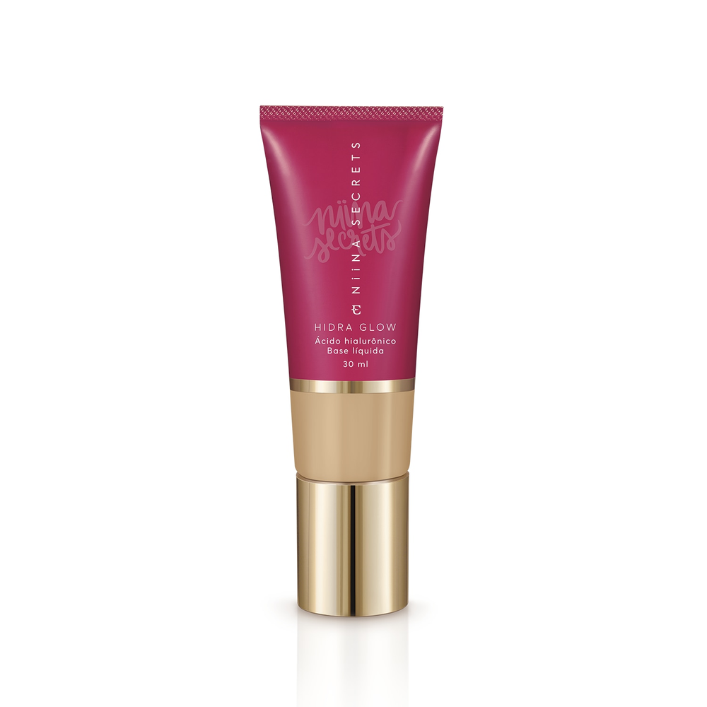 Base Líquida Niina Secrets Hidra Glow Cor 25 30ml Base Líquida Niina Secrets Hidra Glow Cor 25 30ml