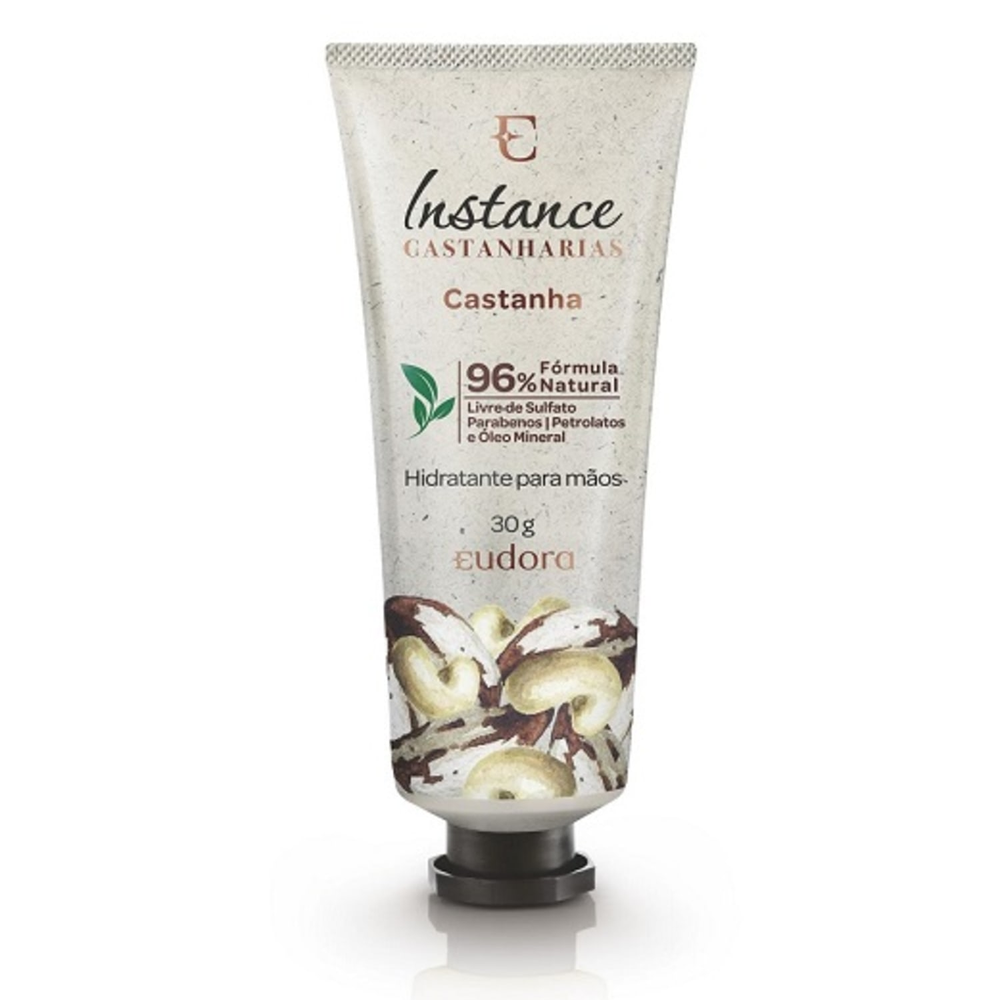 Creme Hidratante Para Mãos Instance Castanharias Castanha 30g Creme Hidratante Para Mãos Instance Castanharias Castanha 30g