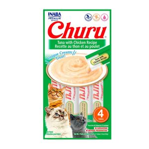 Petisco Churu Atum e Galinha para Gatos - 56 g Petisco Churu Atum e Galinha para Gatos - 56 g