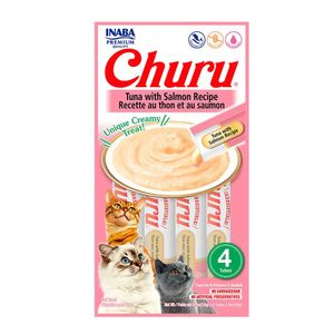 Petisco Churu Atum e Salmão para Gatos - 56 g Petisco Churu Atum e Salmão para Gatos - 56 g