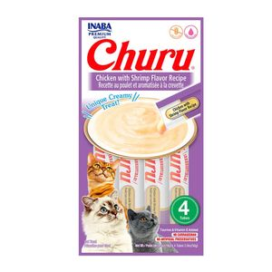 Petisco Churu Galinha e Camarão para Gatos - 56 g Petisco Churu Galinha e Camarão para Gatos - 56 g