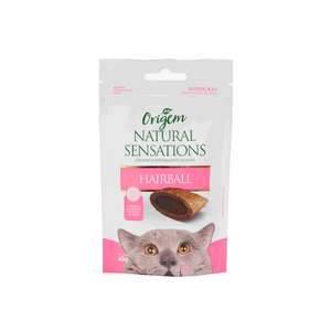 Petisco Gatos Origem Natural Sensations Hairball - 40 g Petisco Gatos Origem Natural Sensations Hairball - 40 g
