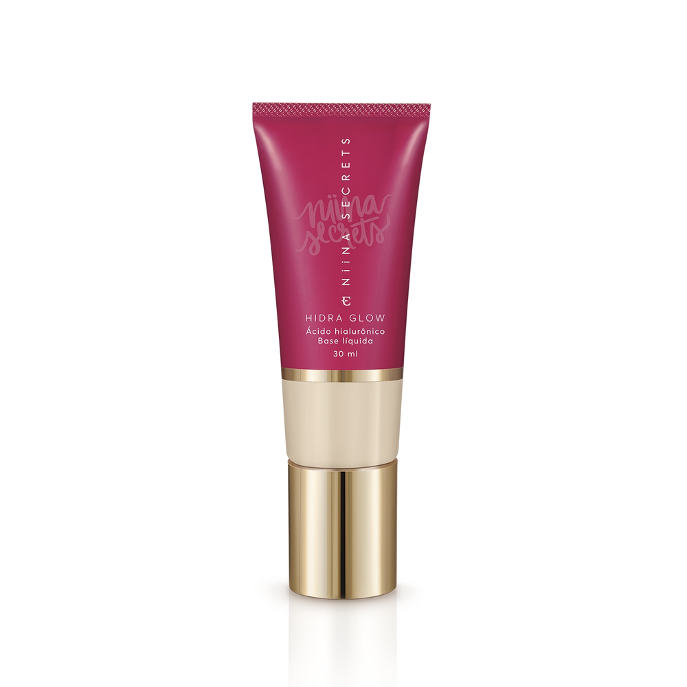 Base Líquida Niina Secrets Hidra Glow Cor 00 30ml Base Líquida Niina Secrets Hidra Glow Cor 00 30ml