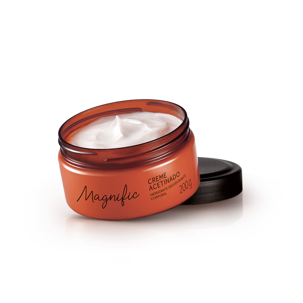Creme Acetinado Hidratante Desodorante Corporal Eudora Magnific 200g Creme Acetinado Hidratante Desodorante Corporal Eudora Magnific 200g
