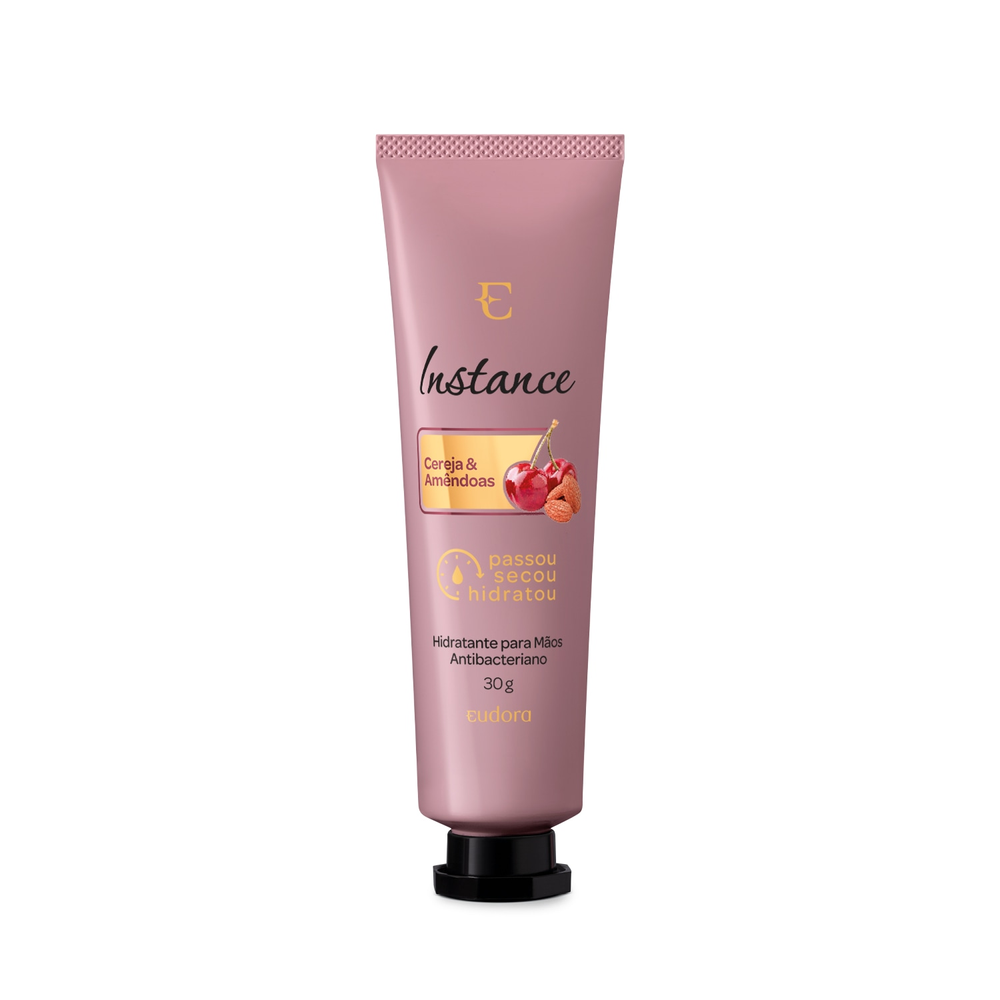 Creme Hidratante Para Mãos Instance Cereja e Amêndoas 30g Creme Hidratante Para Mãos Instance Cereja e Amêndoas 30g