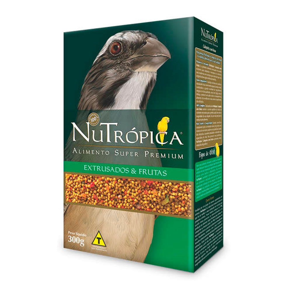 Ração Nutrópica Para Trinca-Ferro Com Frutas e Pimenta - 300g Ração Nutrópica Para Trinca-Ferro Com Frutas e Pimenta - 300g