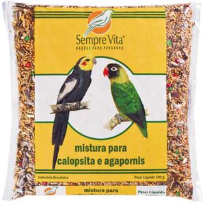 Mistura para Calopsita e Agapornis Sempre Vita - 500 g Mistura para Calopsita e Agapornis Sempre Vita - 500 g