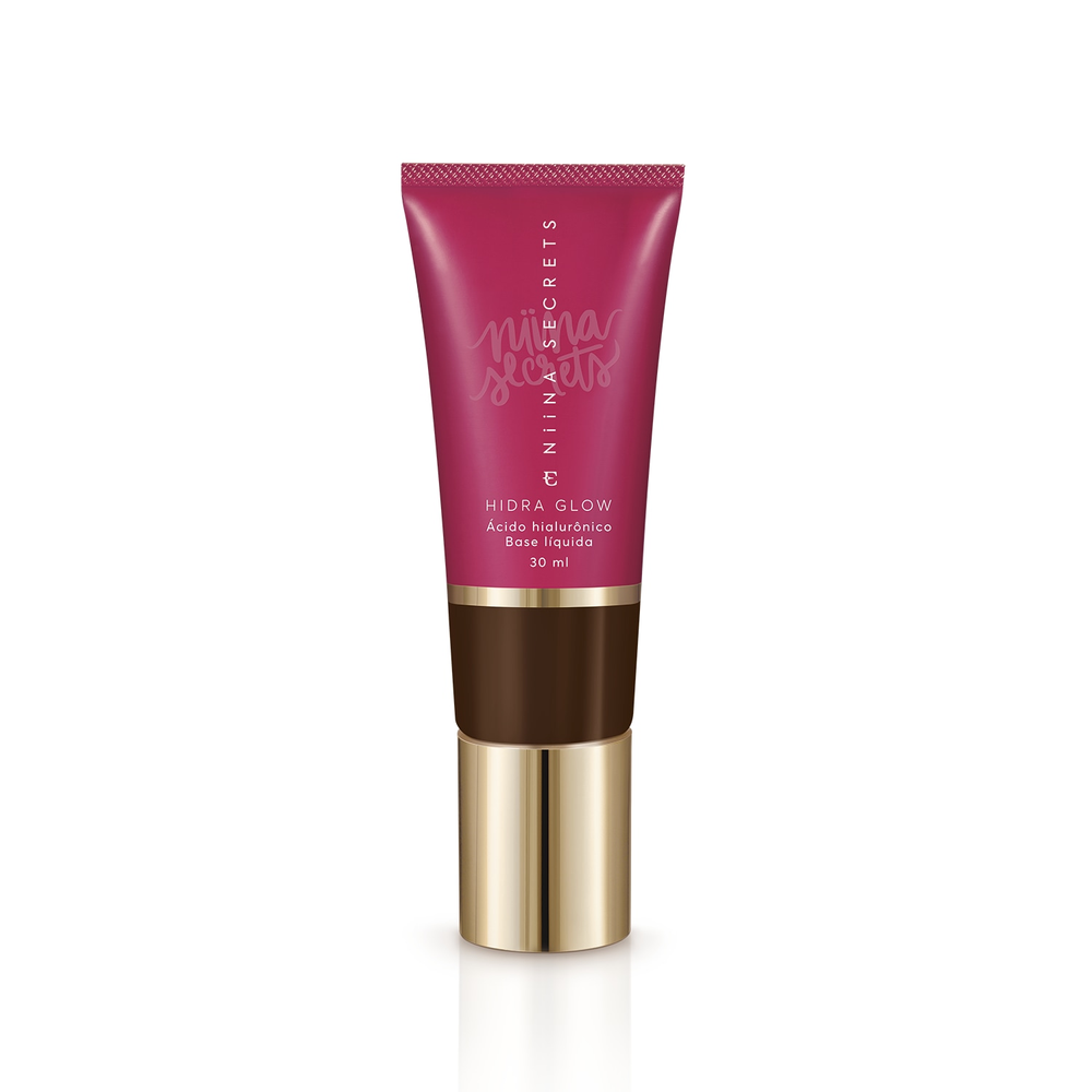 Base Líquida Niina Secrets Hidra Glow Cor 100 30ml Base Líquida Niina Secrets Hidra Glow Cor 100 30ml