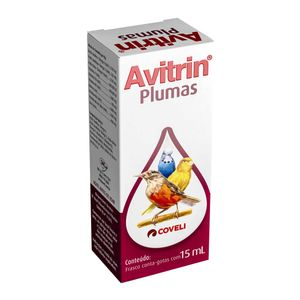 Avitrin Plumas Suplemento para Pássaros - 15 ml Avitrin Plumas Suplemento para Pássaros - 15 ml