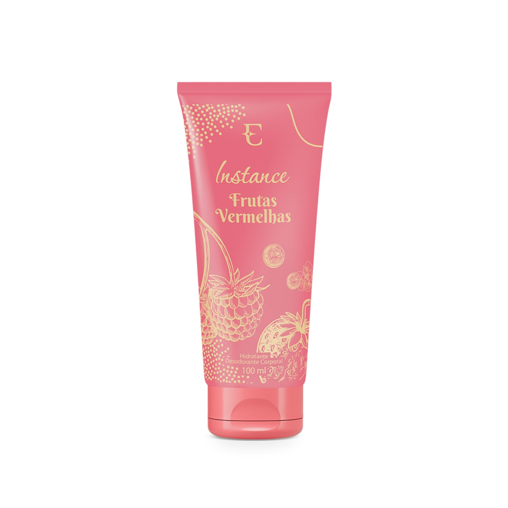 Loção Desodorante Hidratante Corporal Instance Frutas Vermelhas 100ml Loção Desodorante Hidratante Corporal Instance Frutas Vermelhas 100ml