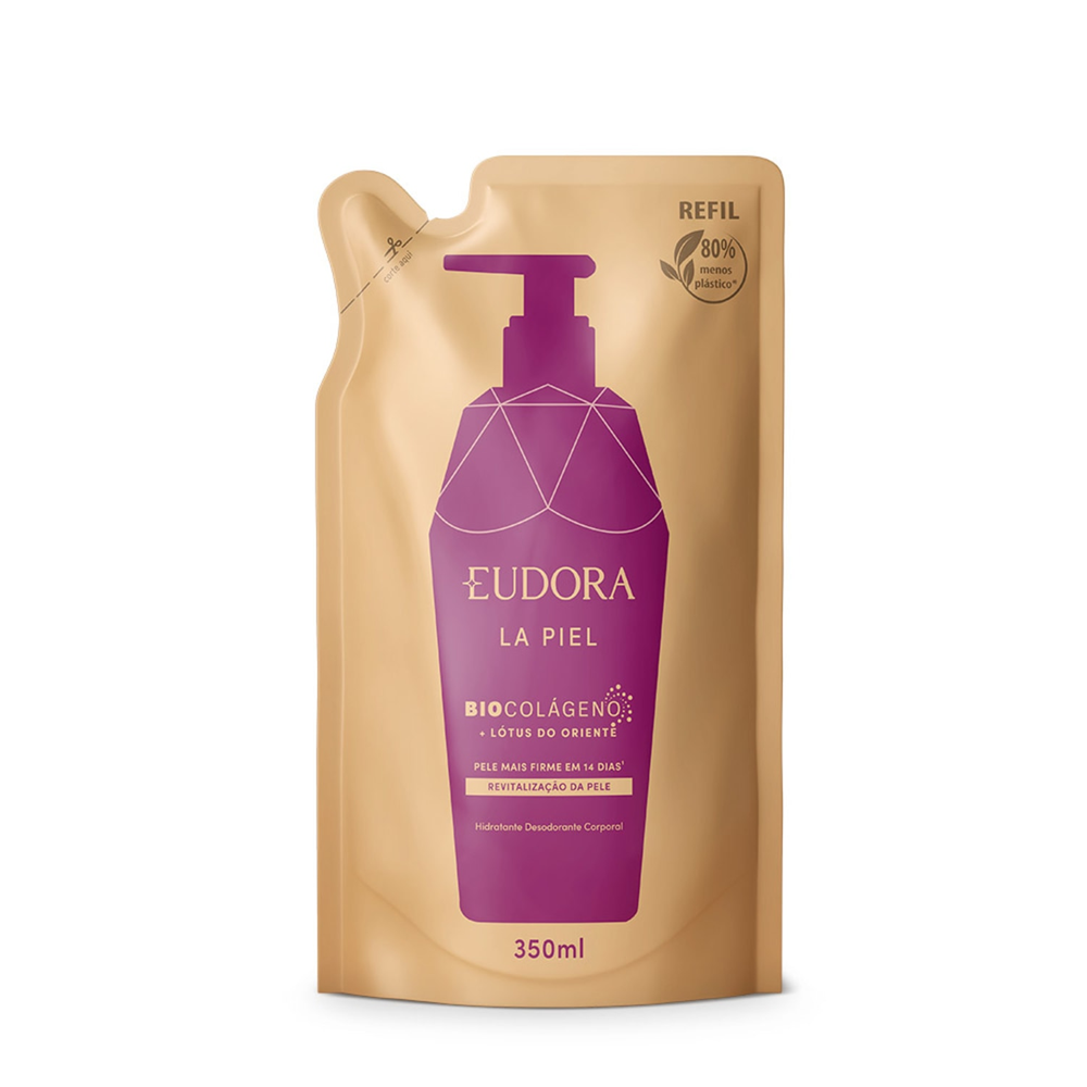 Refil Hidratante Desodorante Corporal La Piel Lótus do Oriente 350ml Refil Hidratante Desodorante Corporal La Piel Lótus do Oriente 350ml