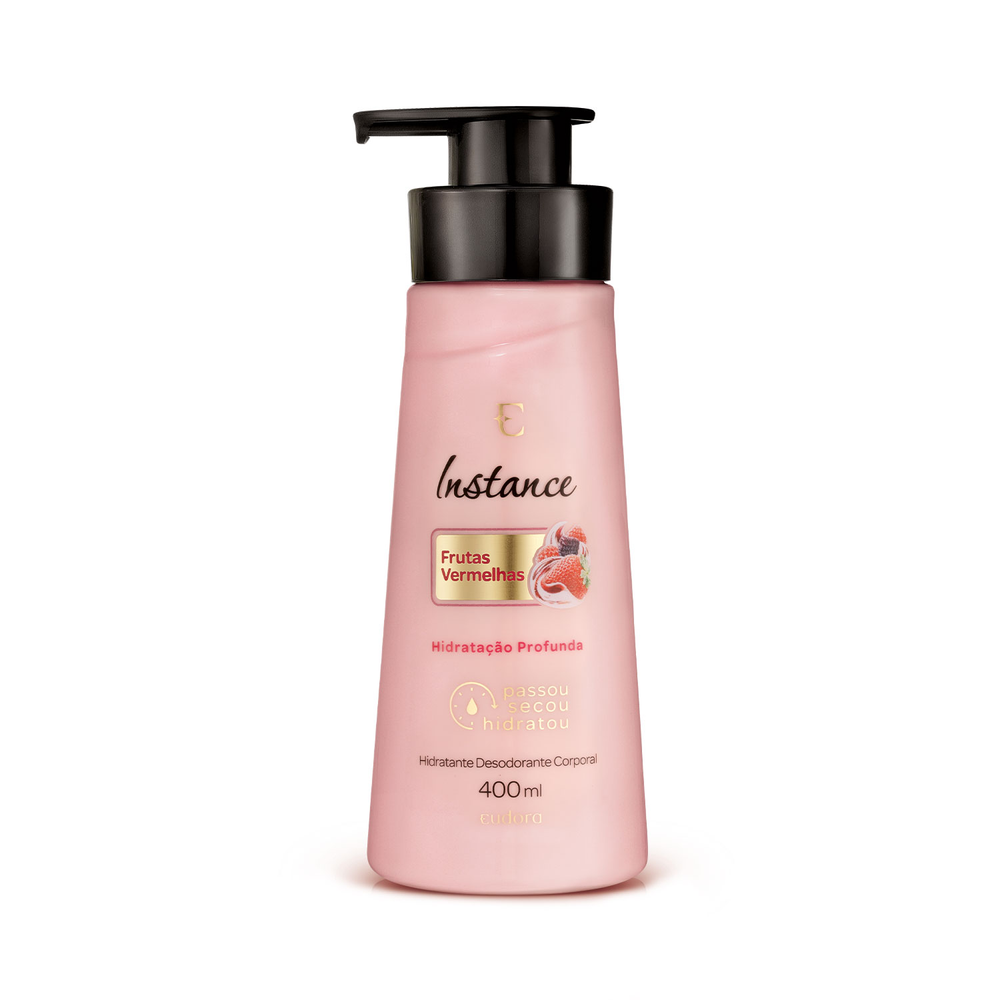 Hidratante Desodorante Corporal Instance Frutas Vermelhas 400ml Hidratante Desodorante Corporal Instance Frutas Vermelhas 400ml