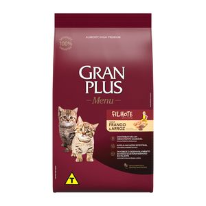 Ração GranPlus Menu Gatos Filhotes Frango e Arroz Ração GranPlus Menu Gatos Filhotes Frango e Arroz