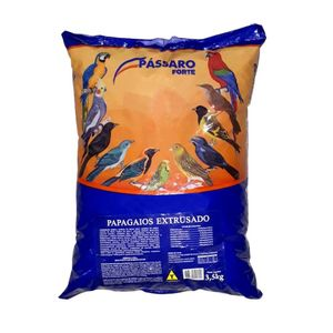 Alimento Extrusado para Papagaios Pássaro Forte - 3,5 kg Alimento Extrusado para Papagaios Pássaro Forte - 3,5 kg