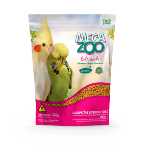 Ração para Calopsita e Periquito PM13 Megazoo - 300 g Ração para Calopsita e Periquito PM13 Megazoo - 300 g